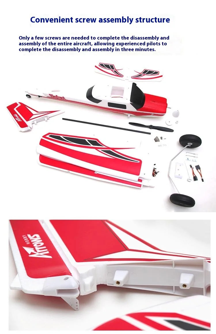 Blue Arrow 1300mm Bigfoot Low-Speed Entry-Level Off-Road Rc Plane Single Wing Propeller Single Engine Fixed Wing Model Aircraft