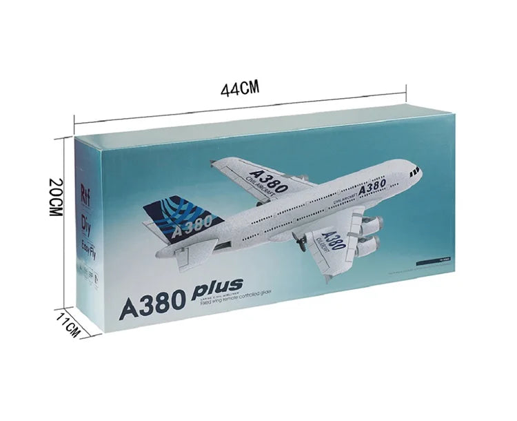 3Ch 2Ch A380 Rc Plane Glider Airplanes Remote Control Foam Aircraft Fixed Wing Aircraft 6 Gyroscope Model Airplane Toys Hobbies
