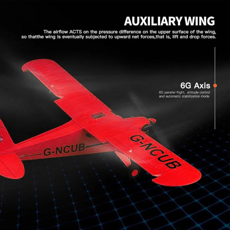 News Park10 J3-CUB RC Airplane RTF EPP RC 1406 Brushless Motor WLtoys A160 Upgrad 3D/6G System 650mm Wingspan Kit For Adult Gift