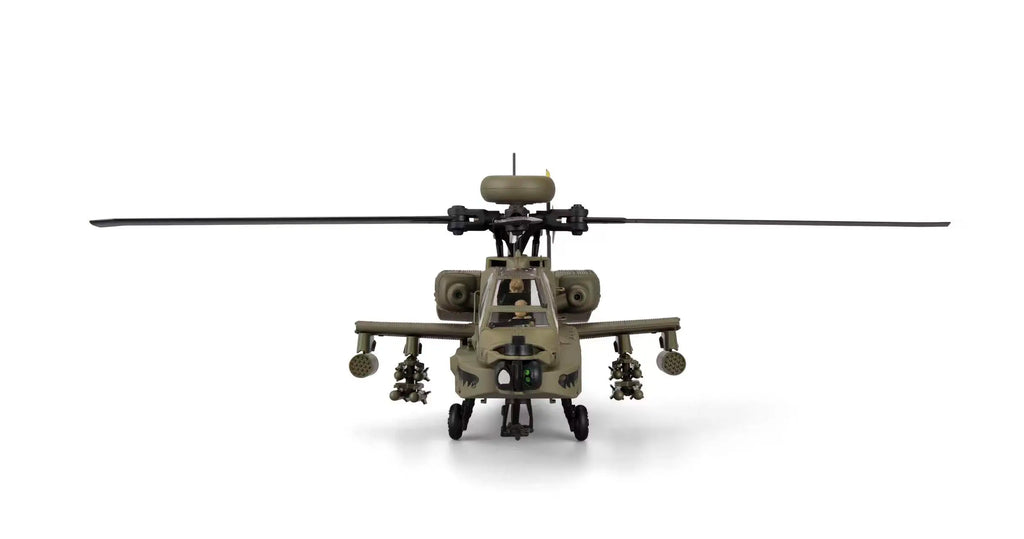 RC Helicopter C170 1:48 RC ERA Apache Remote Control Armed Helicopter Optical Flow Positioning 6CH Brushless Aircraft Model Toy
