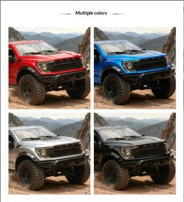 Hongxing New F-150 Rc Car 1:12 Scale 4wd Off-Road Pickup Truck Full Metal Gearbox Realistic Open Doors Cruise Control Rc Vehicle